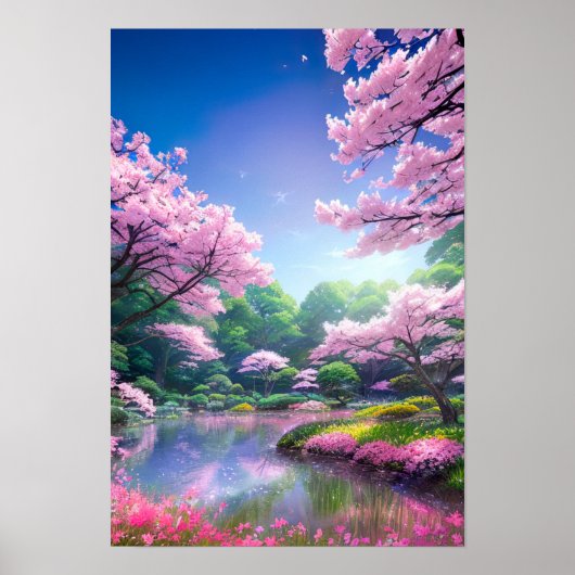 Paradies für Flora Poster (Vorne)