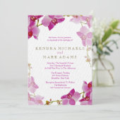 Paradies für Hochzeiten Einladung (Stehend Vorderseite)