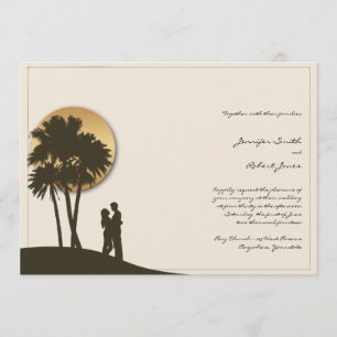 Paradies für Hochzeiten Einladung