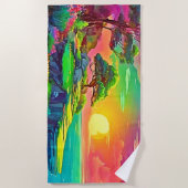 Paradies für Kletterhexen: Strandtuch (Vorderseite)