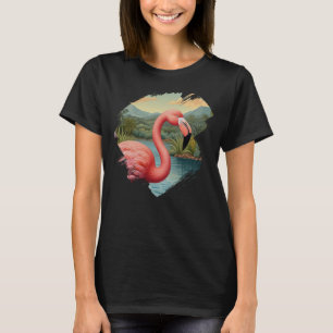 Paradies für Rosa Flamingo T-Shirt