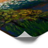 Paradies für Spaziergänge Poster (Ecke)