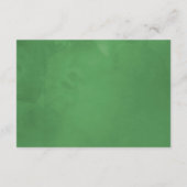 Paradies für tropische Hochzeiten Begleitkarte (Rückseite)