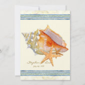 Paradies für tropische Muschel - Einladung zur Hoc (Rückseite)