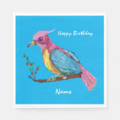 Paradies Geburtstagsfeier Serviette (Vorderseite)