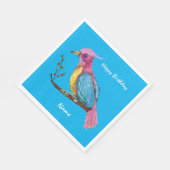 Paradies Geburtstagsfeier Serviette (Ecke)