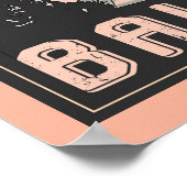 Paradies gefunden: Bali in Vintag rosa Poster (Ecke)