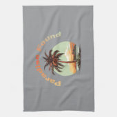 Paradies gefunden geschirrtuch (Vertikal)