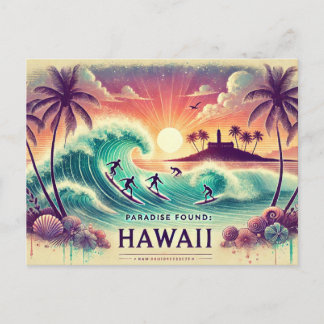 Paradies gefunden: Hawaii Postkarte