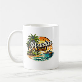 Paradies gefunden kaffeetasse