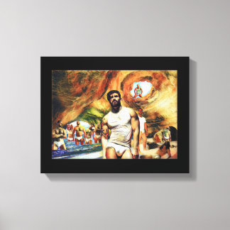 Paradies gefunden leinwanddruck