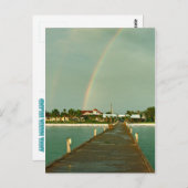 Paradies gefunden postkarte (Vorne/Hinten)