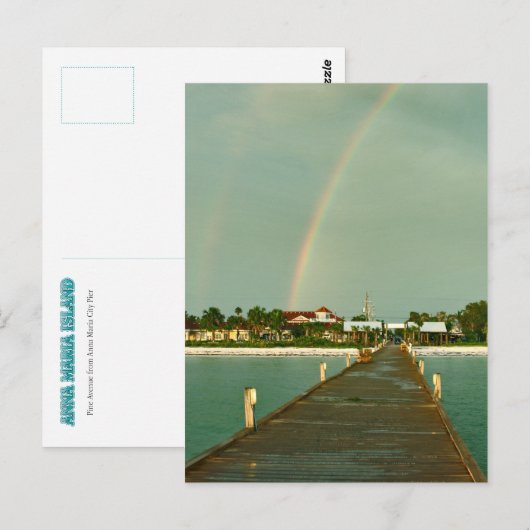 Paradies gefunden postkarte (Vorne/Hinten)