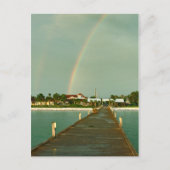 Paradies gefunden postkarte (Vorderseite)