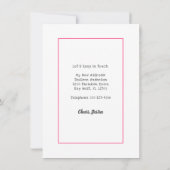 Paradies genannt Tropische Orchideen Ich habe mich Ankündigung (Rückseite)