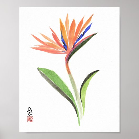 Paradies in Blüte Poster (Vorne)
