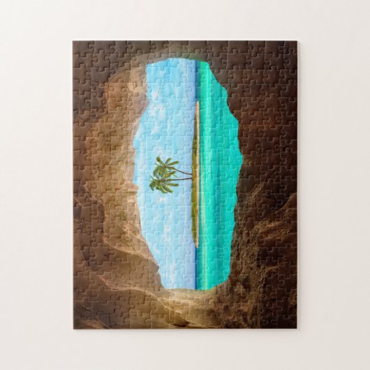 Paradies in den Karibischen Meeren Puzzle (Vertikal)