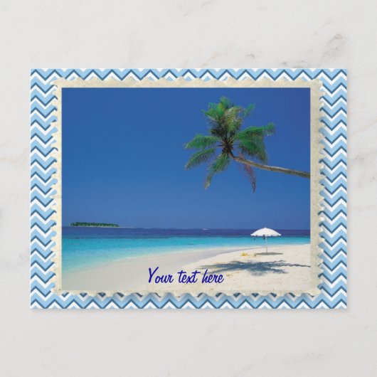 Paradies in Florida USA Postkarte (Vorderseite)