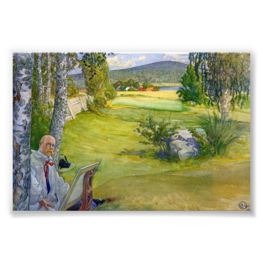 Paradies in Schweden 1910 Fotodruck (Vorne)