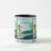 Paradies: Insel Aloha Hawaii Tasse (Zentrum)
