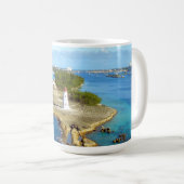Paradies-Insel-Licht Kaffeetasse (VorderseiteRechts)