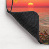 Paradies-Insel-Mausunterlage Mousepad (Ecke)