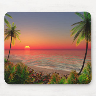 Paradies-Insel-Mausunterlage Mousepad