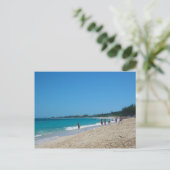 Paradies-Insel Postkarte (Stehend Vorderseite)