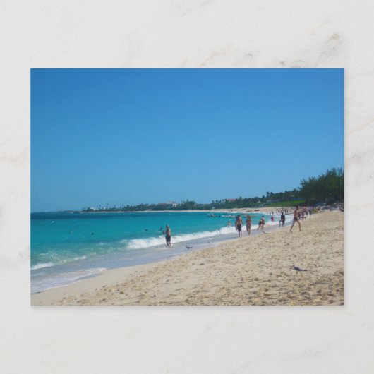 Paradies-Insel Postkarte (Vorderseite)