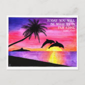 Paradies Inspiration Postkarte (Vorderseite)