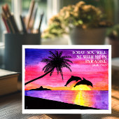 Paradies Inspiration Postkarte
