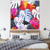 Paradies Jungle Tropical Foliage Leinwanddruck (Insitu (Schlafzimmer))