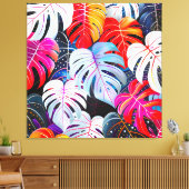 Paradies Jungle Tropical Foliage Leinwanddruck (Insitu (Wohnzimmer))