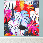Paradies Jungle Tropical Foliage Leinwanddruck (Insitu (Holzboden))