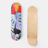Paradies Jungle Tropical Foliage Skateboard (Vorderseite)