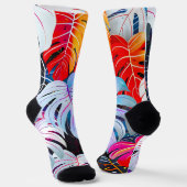 Paradies Jungle Tropical Foliage Socken (Gewinkelt)