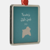 Paradies kleines Lamm 2011 Silbernes Ornament (Rechts)