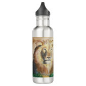 Paradies Lion und Lamm Edelstahlflasche (Links)