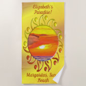 Paradies Margaritas 2443 Strandtuch (Vorderseite)