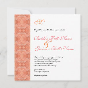 Paradies Moderne Blume 1, Einladung zur Hochzeit