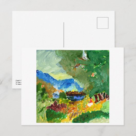 Paradies nach Karte (Vorne/Hinten)