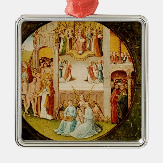 Paradies Ornament Aus Metall (Vorne)