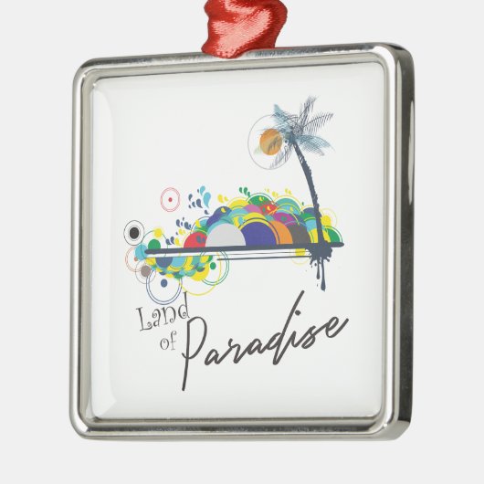 Paradies Ornament Aus Metall (Links)