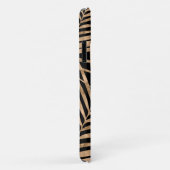 Paradies Palm Hawaiian Tropical- Gold & Black Case-Mate iPhone Hülle (Hinten/Rechts)