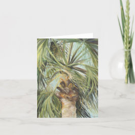 "Paradies-Palme" Notecard Karte