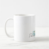 Paradies Palmen Insel Boot Kaffeetasse (Links)
