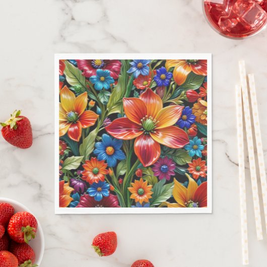 Paradies - Papier Napkin Serviette (Beispiel)