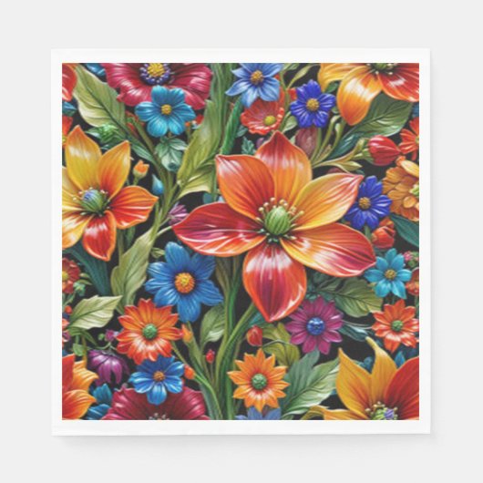 Paradies - Papier Napkin Serviette (Vorderseite)