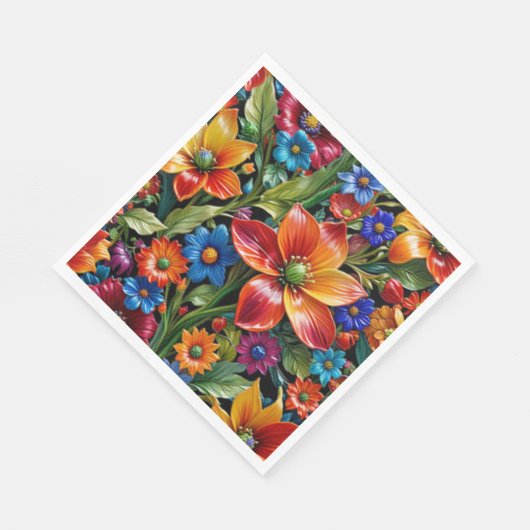 Paradies - Papier Napkin Serviette (Ecke)