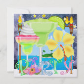 Paradies PARTY / Luau - SRF Einladung (Vorderseite)